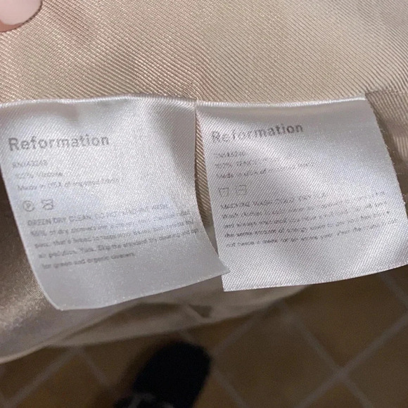 Reformation Major Blazer Khaki Size XL - Picture 10 of 11